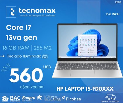 HP Laptop 15-fd0xxx