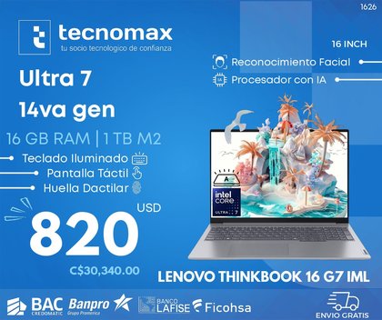 LENOVO ThinkBook 16 G7 IML